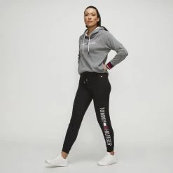 Tommy Hilfiger Heritage Jogger With Hilfiger Embroidery Black -women's clothing Sales 633006 C 0001 00