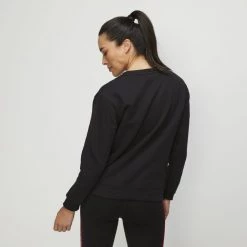 Tommy Hilfiger Colour Block SS Logo Fleece Black -women's clothing Sales 633007 C 0001 00 3