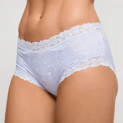 Jockey Parisienne Printed Boyleg Blue -women's clothing Sales 633009 C 0400 00