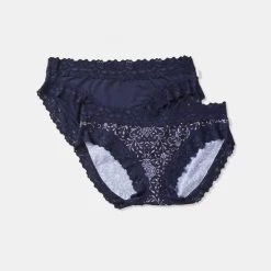 Jockey Parisienne Bikini 2 Pack Navy