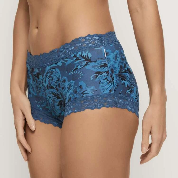 Jockey Parisienne Printed Full Brief Teal 3 Jockey Parisienne Printed Full Brief Teal