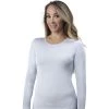 Underworks Ladies Long Sleeve Heat Retention Thermal Top Grey