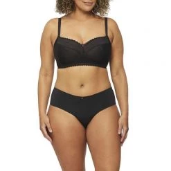 Nancy Ganz Amelia Revive Full Figure Wirefree Bra Black -women's clothing Sales 633800 C 0001 00 2
