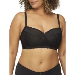 Nancy Ganz Amelia Revive Full Figure Wirefree Bra Black -women's clothing Sales 633800 C 0001 00