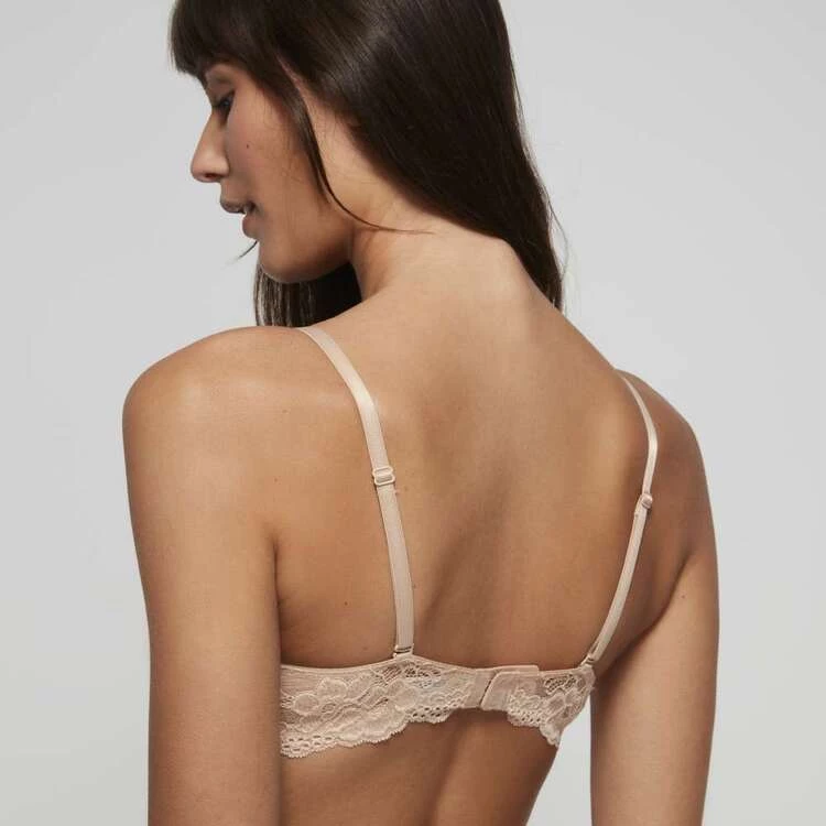 Pleasure State My Fit Lace Push Up Plunge Bra Beige 5 Pleasure State My Fit Lace Push Up Plunge Bra Beige - Image 3