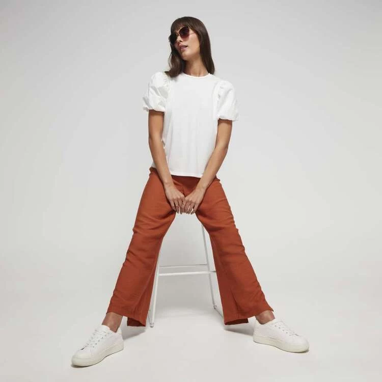 JB Jayson Brunsdon Side Split Pant Tangerine 4 JB Jayson Brunsdon Side Split Pant Tangerine - Image 2