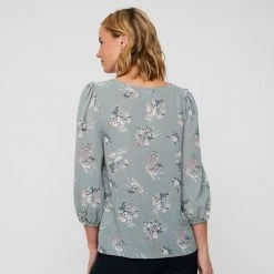 Khoko Smart Puff Sleeve Shell Top Garden -women's clothing Sales 634856 C 0962 55 2