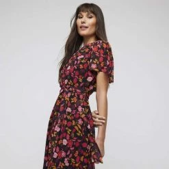 Stella Moroccan Daisy Dress Pink Floral -women's clothing Sales 634874 C 1650 48