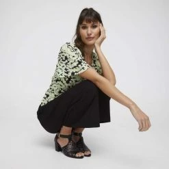 Stella Yasmine Wide Leg Jersey Pant Black -women's clothing Sales 634879 C 0001 00 3