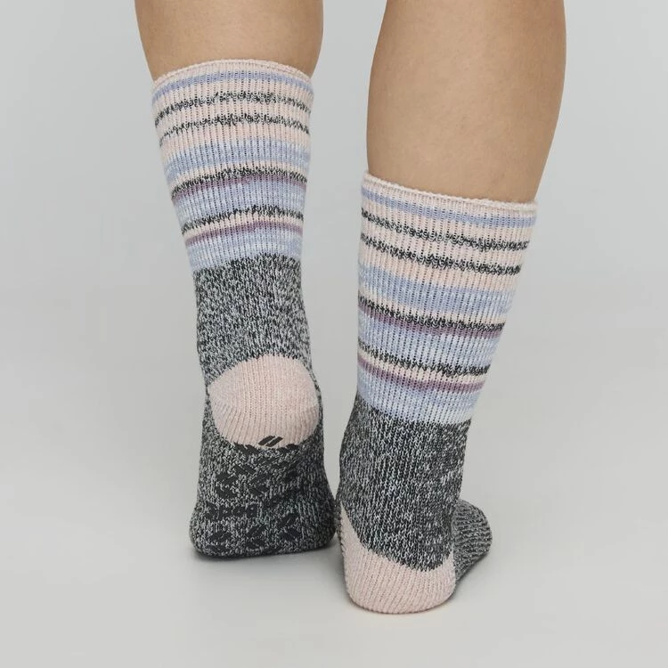 Underworks Heat Bods Crew Socks Grey 4 Underworks Heat Bods Crew Socks Grey - Image 2