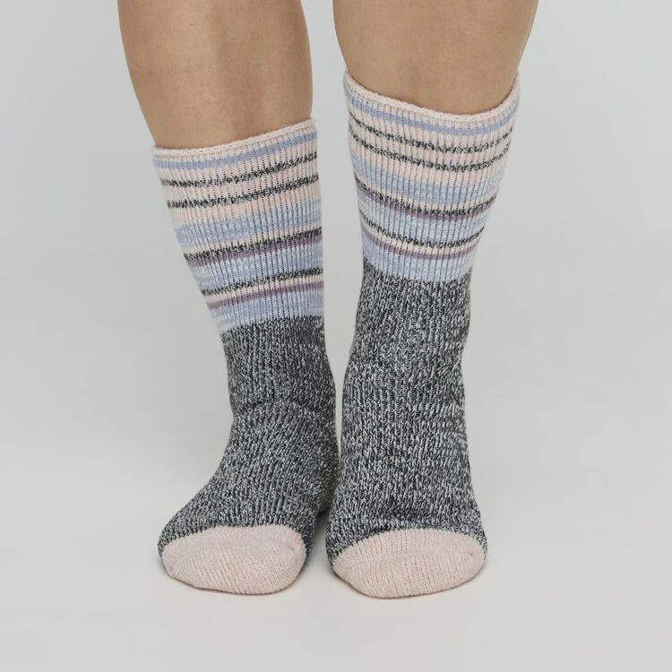 Underworks Heat Bods Crew Socks Grey 3 Underworks Heat Bods Crew Socks Grey