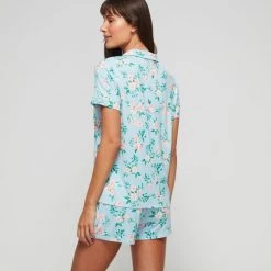 Sash & Rose Bamboo Short PJ Set Blue 10 Sash & Rose Bamboo Short PJ Set Blue -women's clothing Sales 636703 C 0400 00 2