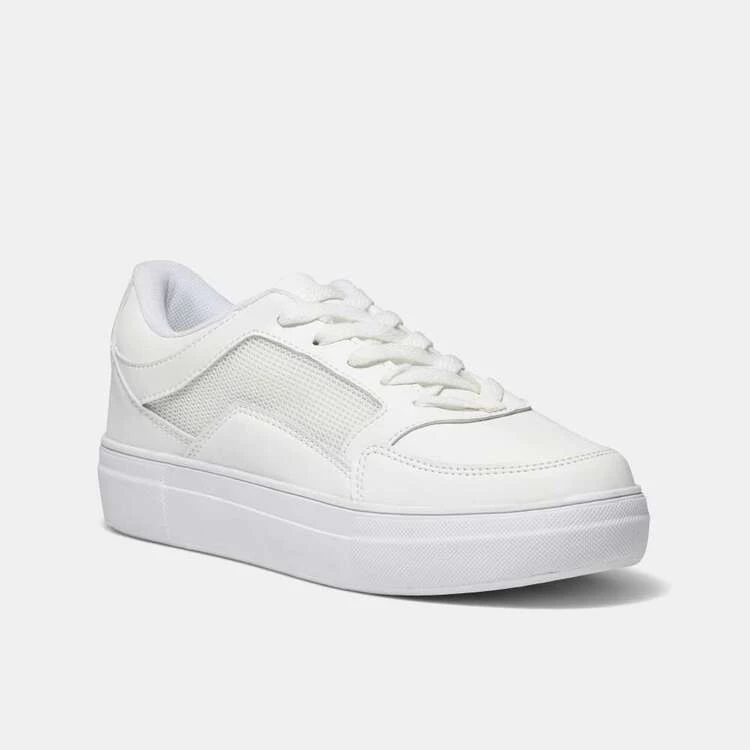 Khoko Theo Platform With Mesh White 5 Khoko Theo Platform With Mesh White - Image 3