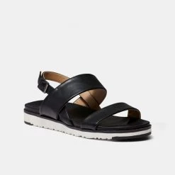 Khoko Jamie Double Strap Flat Sandal Black -women's clothing Sales 639517 C 0001 00 2
