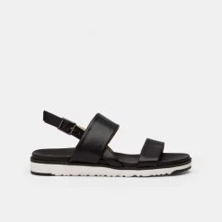 Khoko Jamie Double Strap Flat Sandal Black -women's clothing Sales 639517 C 0001 00