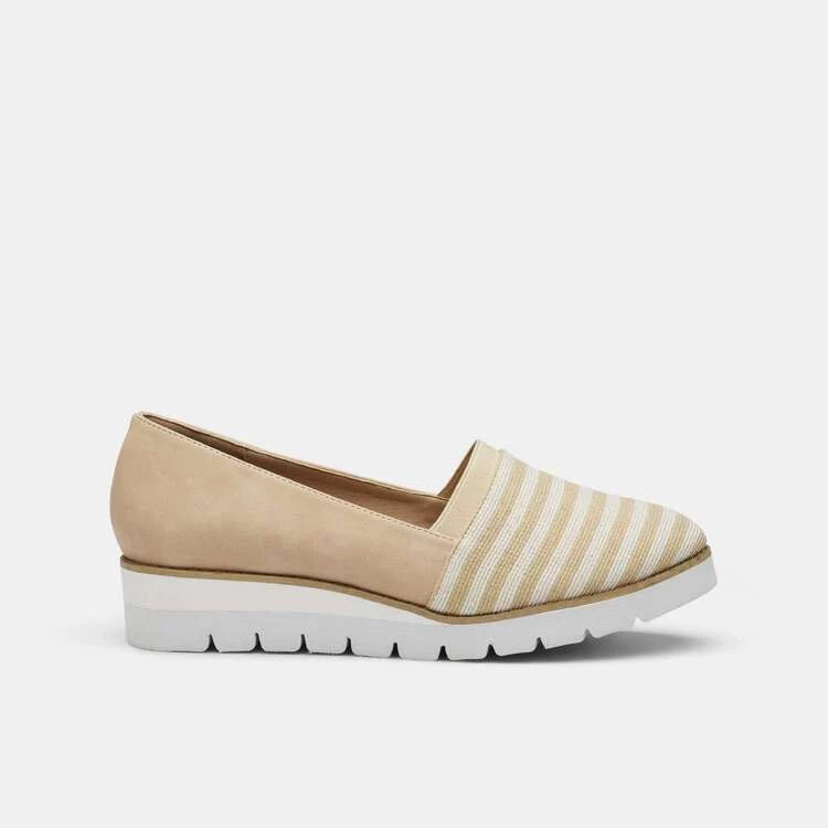 Savannah Liberty Wedge Slip On Natural Stripe 6 Savannah Liberty Wedge Slip On Natural Stripe - Image 4