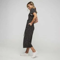 Leona Edmiston Ruby Jersey Jumpsuit Mini Swallow Print Navy & Print 7 Leona Edmiston Ruby Jersey Jumpsuit Mini Swallow Print Navy & Print -women's clothing Sales 640551 C 1412 04 3