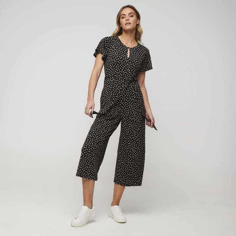 Leona Edmiston Ruby Jersey Jumpsuit Mini Swallow Print Navy & Print 3 Leona Edmiston Ruby Jersey Jumpsuit Mini Swallow Print Navy & Print