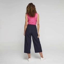 Jane Lamerton Pintuck Culotte Fr Navy -women's clothing Sales 640561 C 0410 44 2