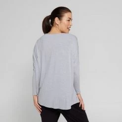 Anthology Drop Shoulder Swing Top Grey Marle 10 Anthology Drop Shoulder Swing Top Grey Marle -women's clothing Sales 641020 C 0060 24 2