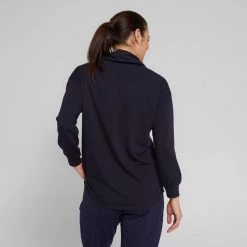 Anthology Slouch Funnel Neck Top Navy -women's clothing Sales 641021 C 0410 68 2