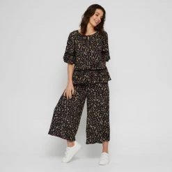 Khoko Collection Peasant Top Leopard 11 Khoko Collection Peasant Top Leopard -women's clothing Sales 641034 C 0963 42 3