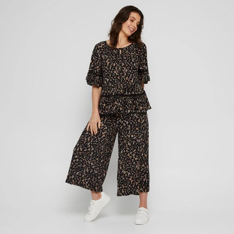 Khoko Collection Peasant Top Leopard 6 Khoko Collection Peasant Top Leopard - Image 4