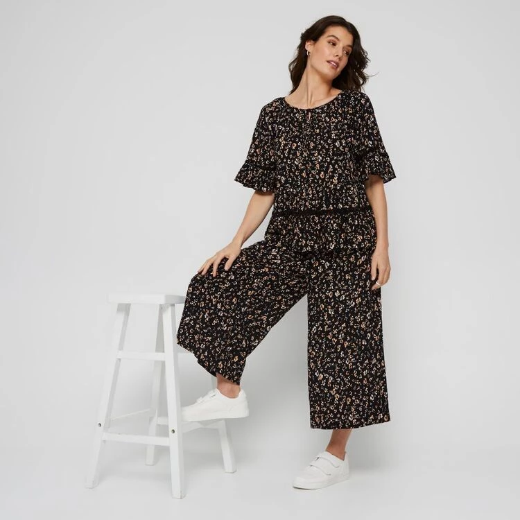 Khoko Collection Peasant Top Leopard 8 Khoko Collection Peasant Top Leopard - Image 6