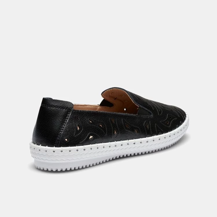 Just Bee Cheds Twin Gusset Slip On Black 4 Just Bee Cheds Twin Gusset Slip On Black - Image 2