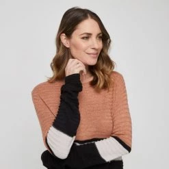 Khoko Smart Spliced Jumper Blush -women's clothing Sales 641457 C 0960 50 2