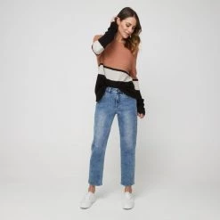 Khoko Smart Spliced Jumper Blush -women's clothing Sales 641457 C 0960 50