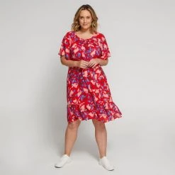 Estelle Floral Print Dress Print -women's clothing Sales 641816 C 0965 53