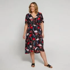 Estelle Tulip Floral Dress Print -women's clothing Sales 641817 C 0965 53 3