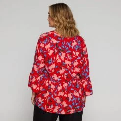 Estelle Floral Print Top Print -women's clothing Sales 641831 C 0965 53 2