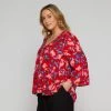 Estelle Floral Print Top Print -women's clothing Sales 641831 C 0965 53 5