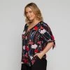 Estelle Tulip Floral Blouse Print -women's clothing Sales 641832 C 0965 53 5