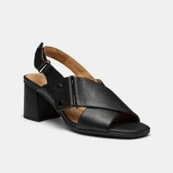 Hush Puppies Flashback Crossover Sandal Black -women's clothing Sales 641913 C 0001 00 2