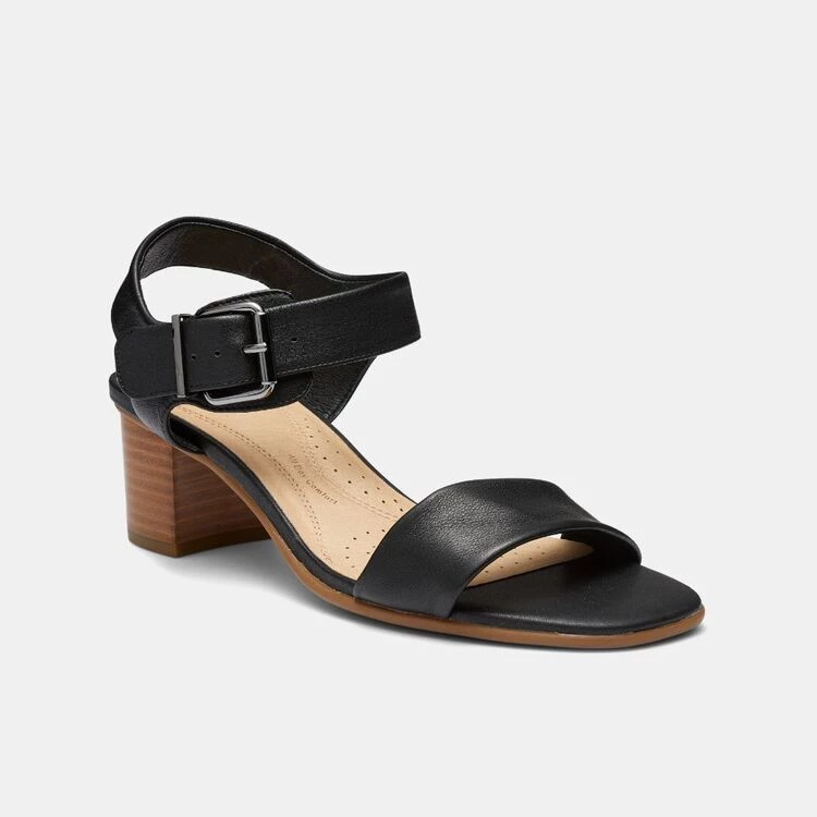 Hush Puppies Olivia Block Heel Sandal Black 10 Hush Puppies Olivia Block Heel Sandal Black - Image 8