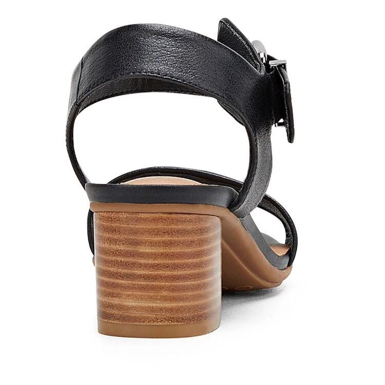 Hush Puppies Olivia Block Heel Sandal Black 3 Hush Puppies Olivia Block Heel Sandal Black