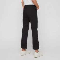 Khoko Collection Straight Leg Jean Black -women's clothing Sales BP615518001 black 2