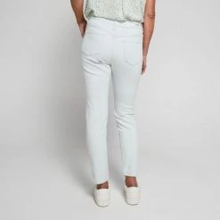 Khoko Denim Exposed Button Slim Leg Jean Wash Blue -women's clothing Sales BP622380001 wash blue 2