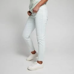 Khoko Denim Exposed Button Slim Leg Jean Wash Blue -women's clothing Sales BP622380001 wash blue 4