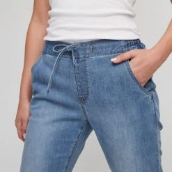 Khoko Denim Denim Jogger Light Wash -women's clothing Sales BP622381013 lt wash 4