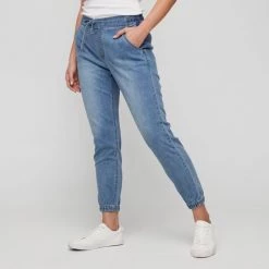 Khoko Denim Denim Jogger Light Wash -women's clothing Sales BP622381013 lt wash 5