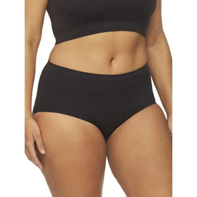 Nancy Ganz Bamboo Brief 2 Pack Black 4 Nancy Ganz Bamboo Brief 2 Pack Black - Image 2