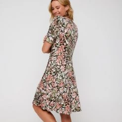 Khoko Smart Wrap Front Jersey Dress Magnolia 10 Khoko Smart Wrap Front Jersey Dress Magnolia -women's clothing Sales BP634853001 magnolia 2