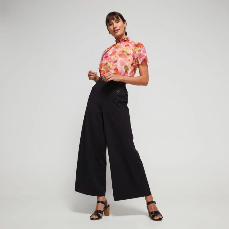 Leona Edmiston Ruby Wide Leg Pant Black 11 Leona Edmiston Ruby Wide Leg Pant Black - Image 9
