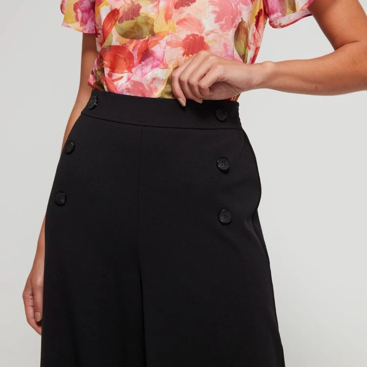 Leona Edmiston Ruby Wide Leg Pant Black 8 Leona Edmiston Ruby Wide Leg Pant Black - Image 6