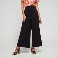Leona Edmiston Ruby Wide Leg Pant Black 19 Leona Edmiston Ruby Wide Leg Pant Black -women's clothing Sales BP634870001 black 25