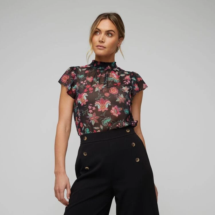 Leona Edmiston Ruby Wide Leg Pant Black 6 Leona Edmiston Ruby Wide Leg Pant Black - Image 4